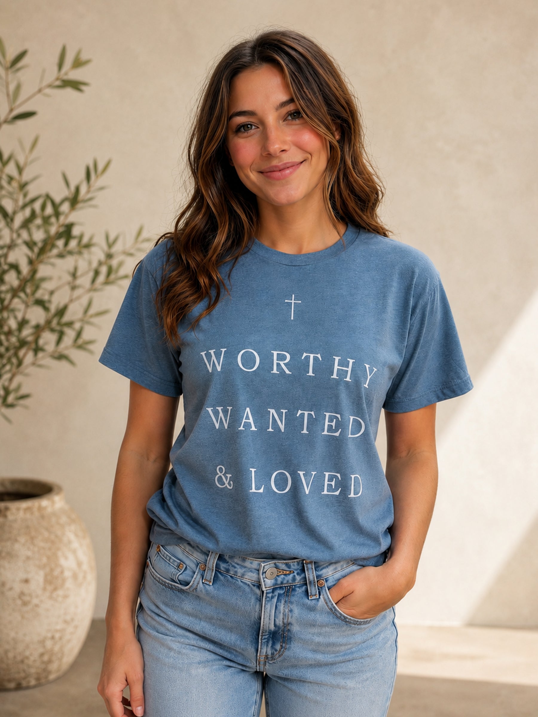 Worthy Wanted Loved Legacy Tee