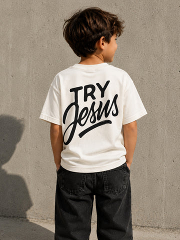 Try Jesus Kids Tee