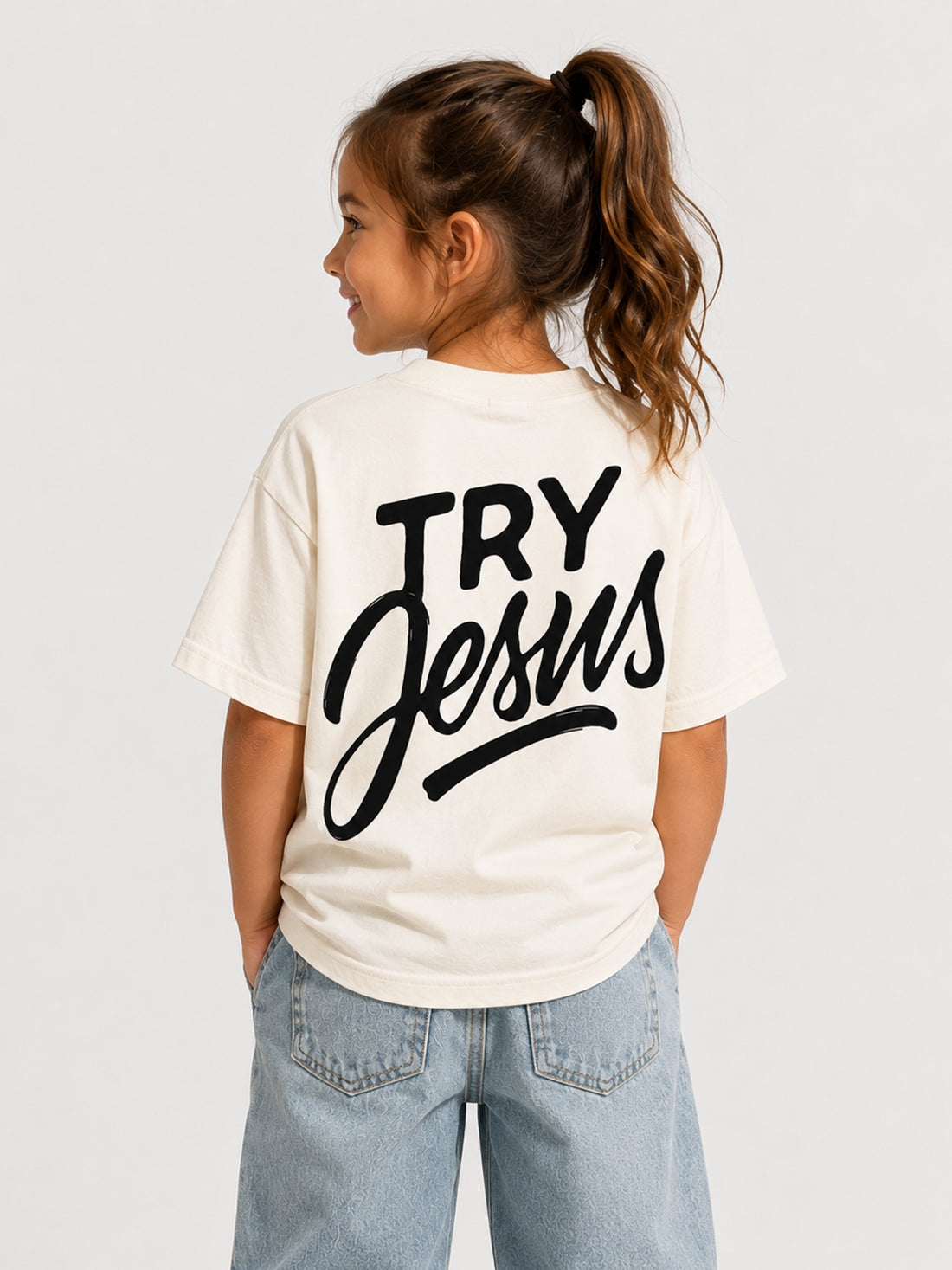 Try Jesus Kids Tee