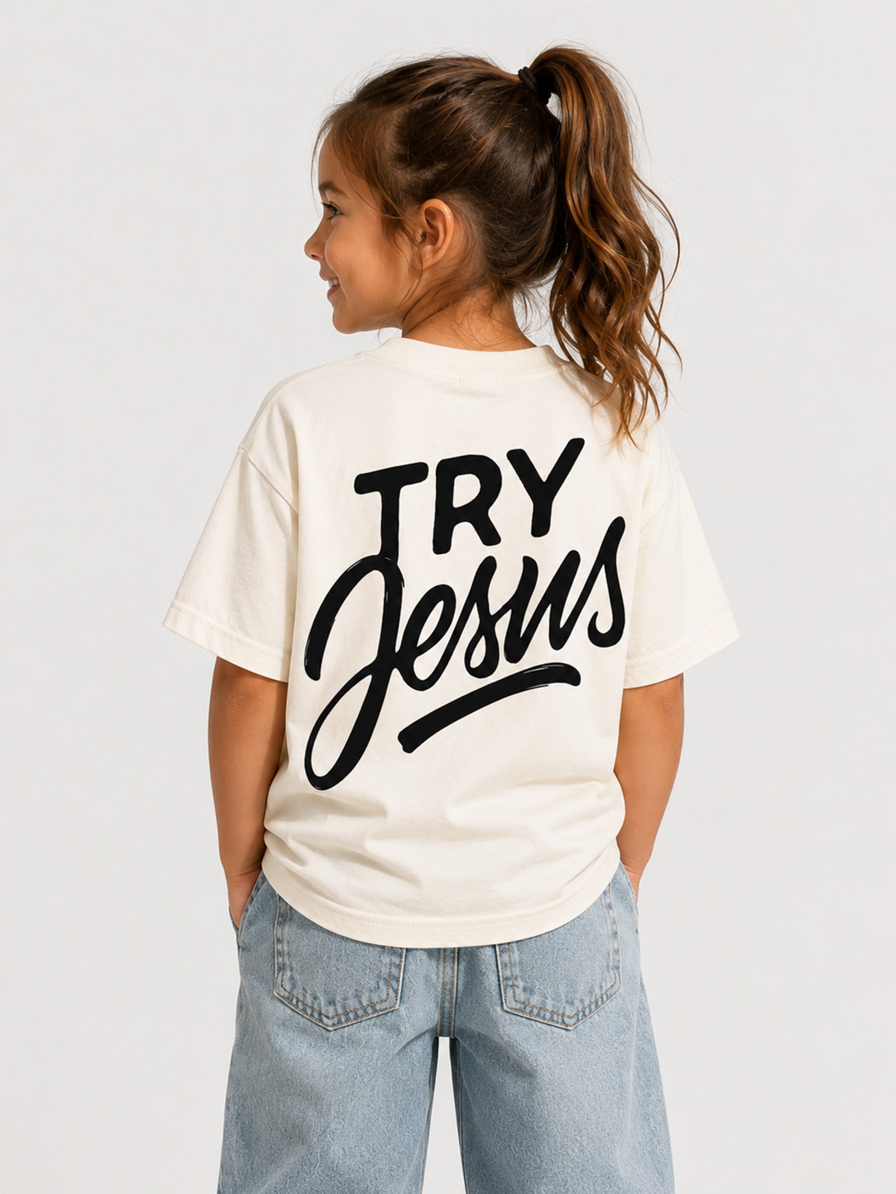 Try Jesus Kids Tee