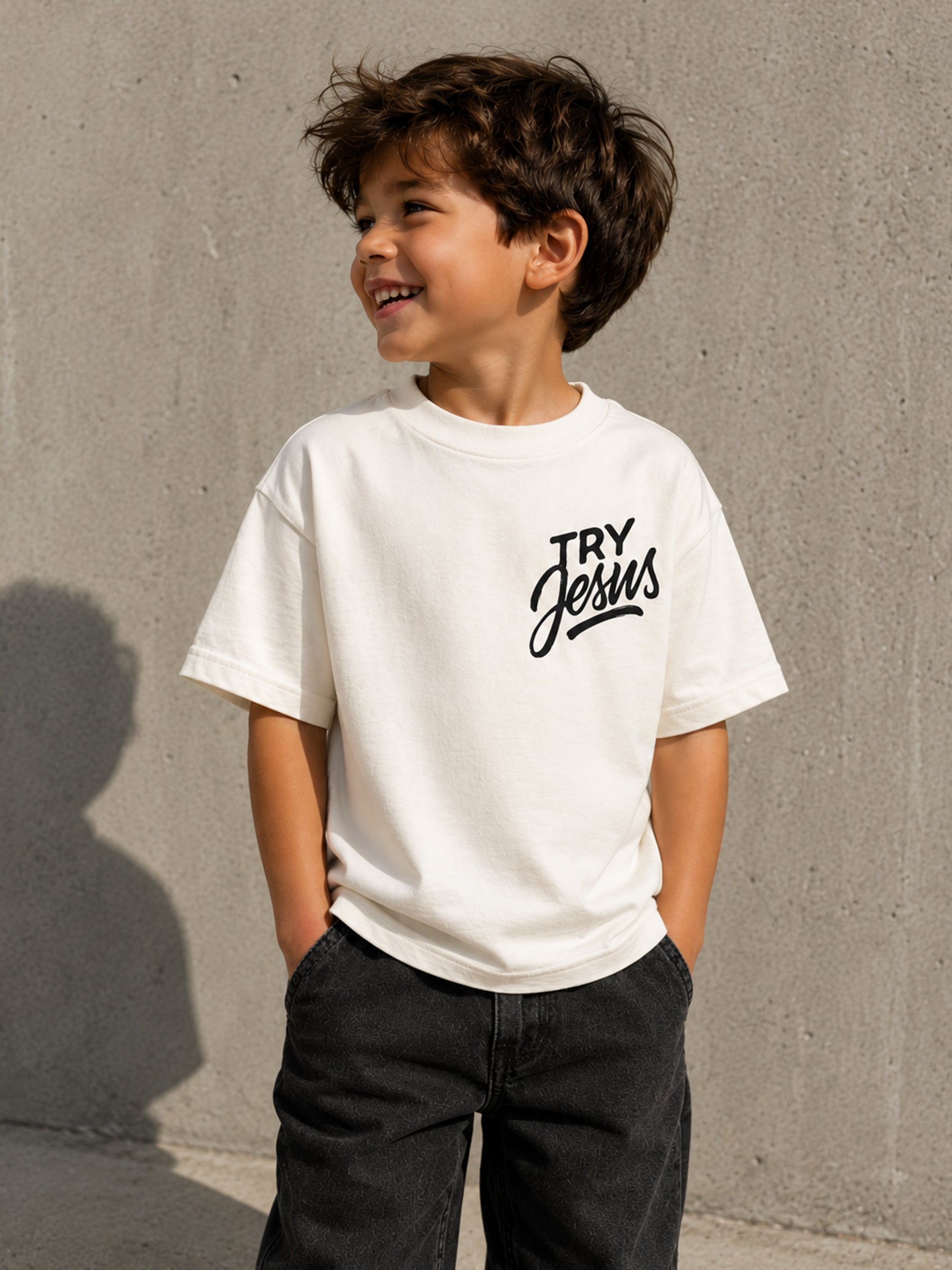 Try Jesus Kids Tee